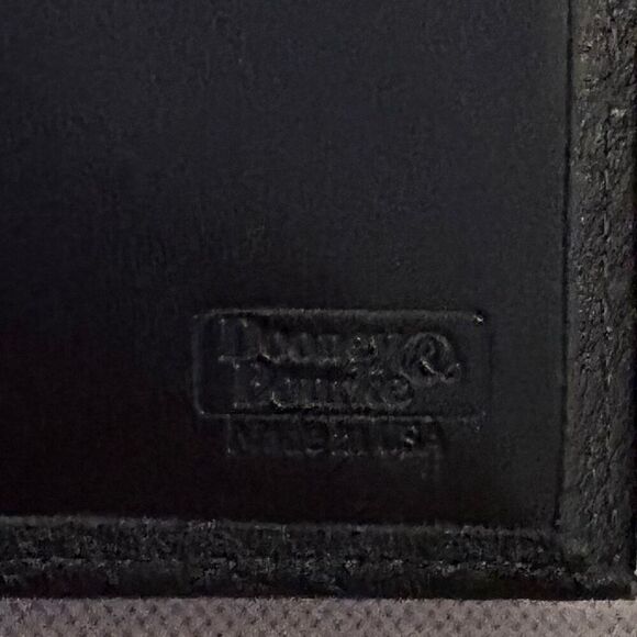 NWOT Dooney & Bourke Trifold Wallet Black Leather $117.00 Made in USA - Picture 5 of 5